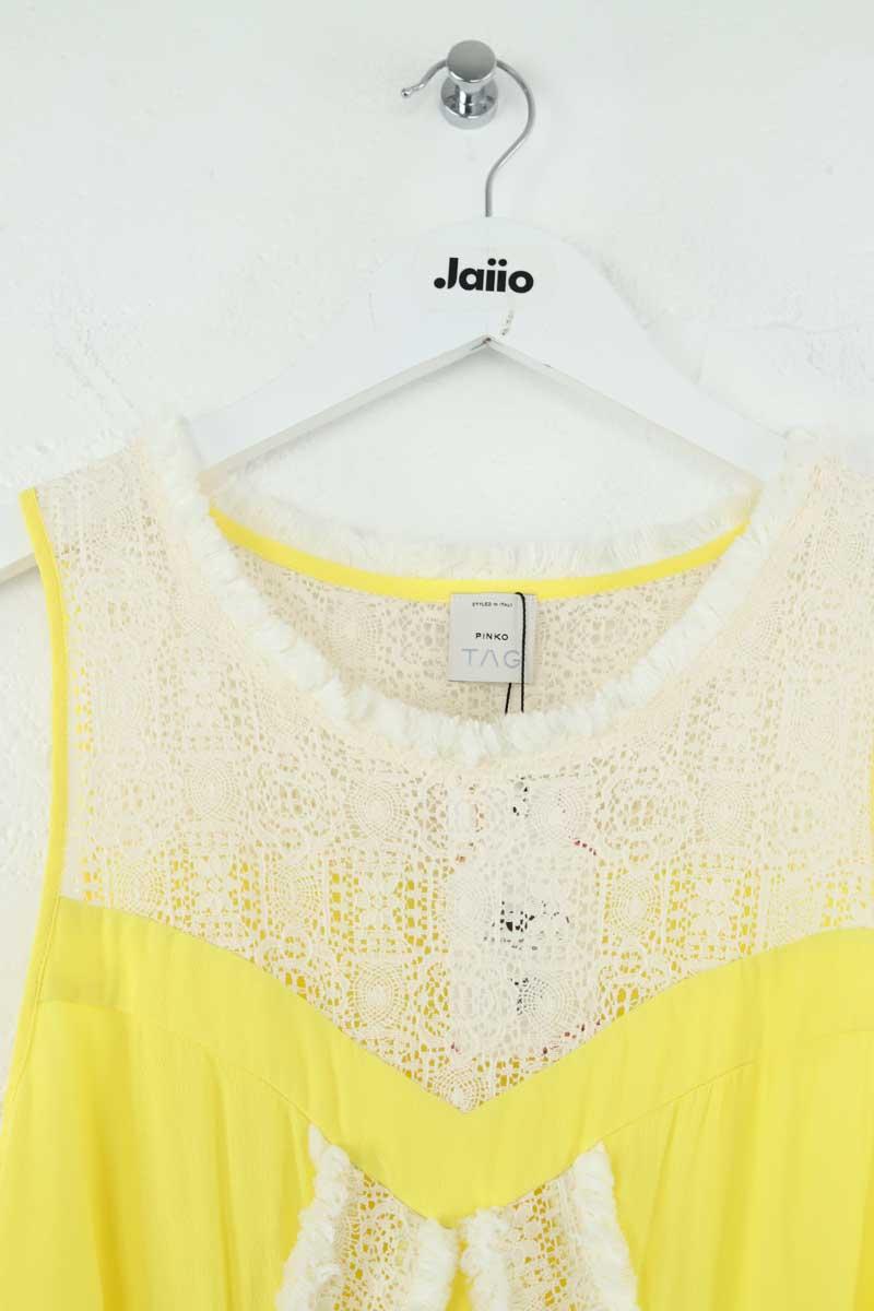 Top sans manche Pinko  Jaune