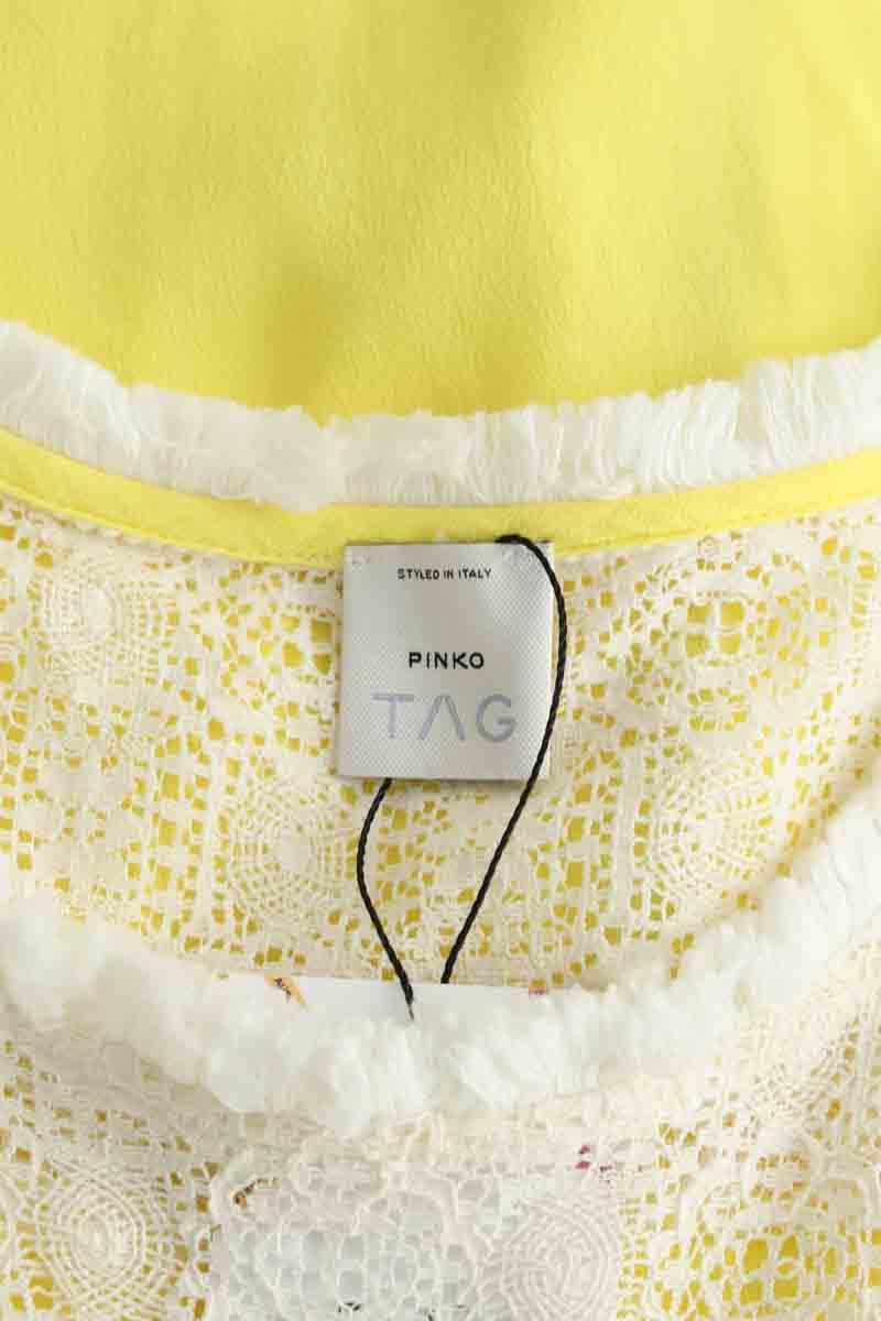 Top sans manche Pinko  Jaune