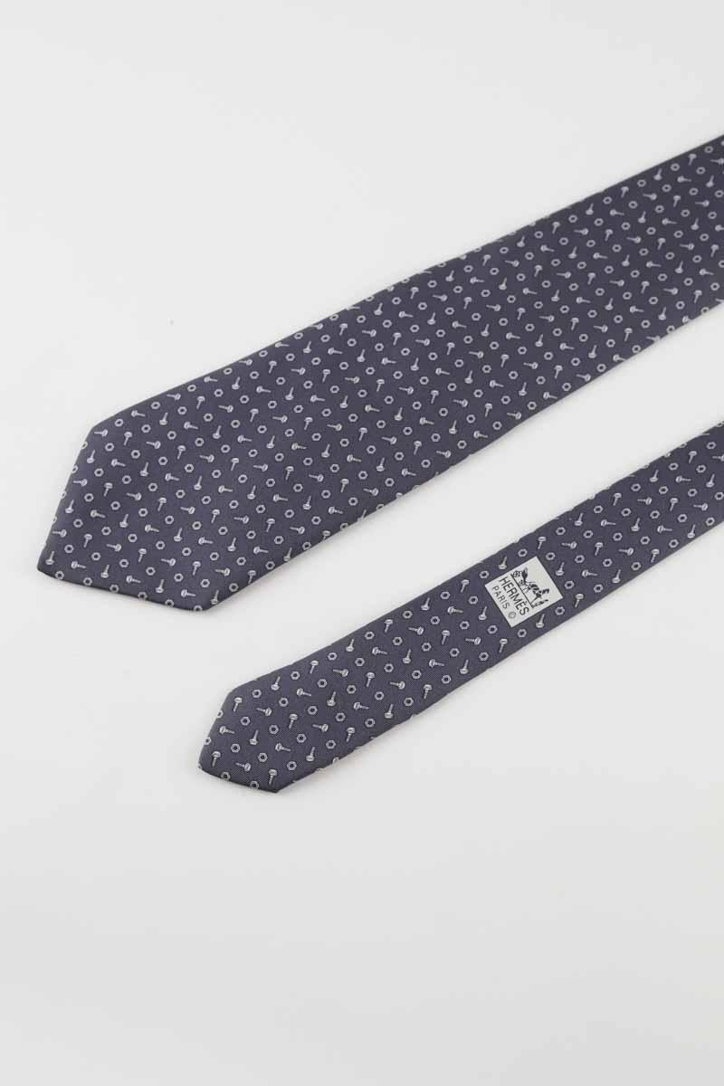 Cravate Hermès  Bleu