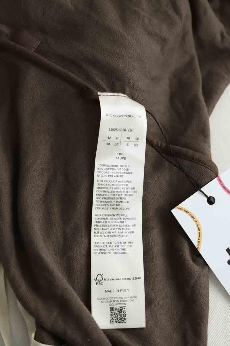 Top Rick Owens  Marron