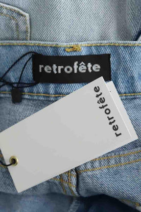 Jean droit Retrofete  Bleu