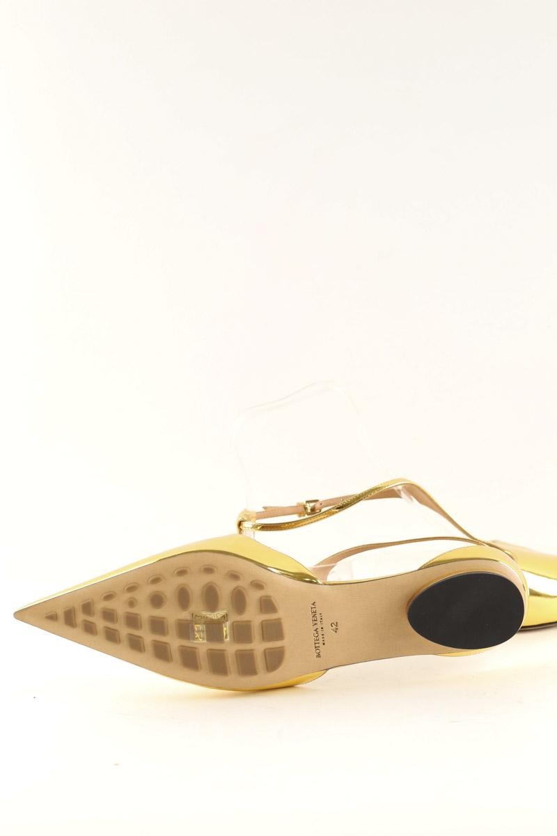 Ballerines Bottega Veneta  Doré