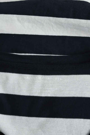 T-shirt Majestic Filatures  Marine