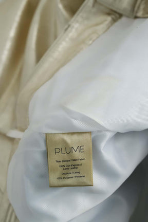 Pantalon droit PLUME  Doré
