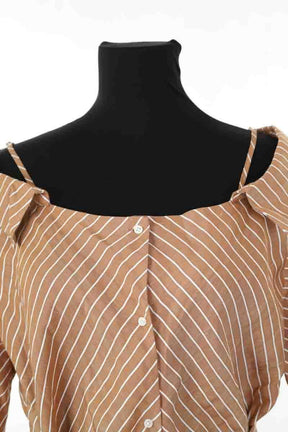 Mi-longueur Maje  Marron