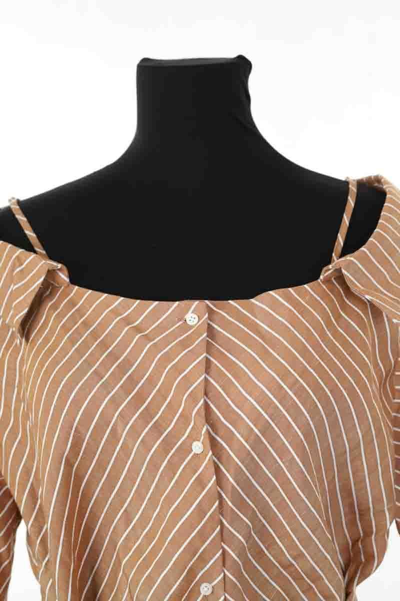 Mi-longueur Maje  Marron