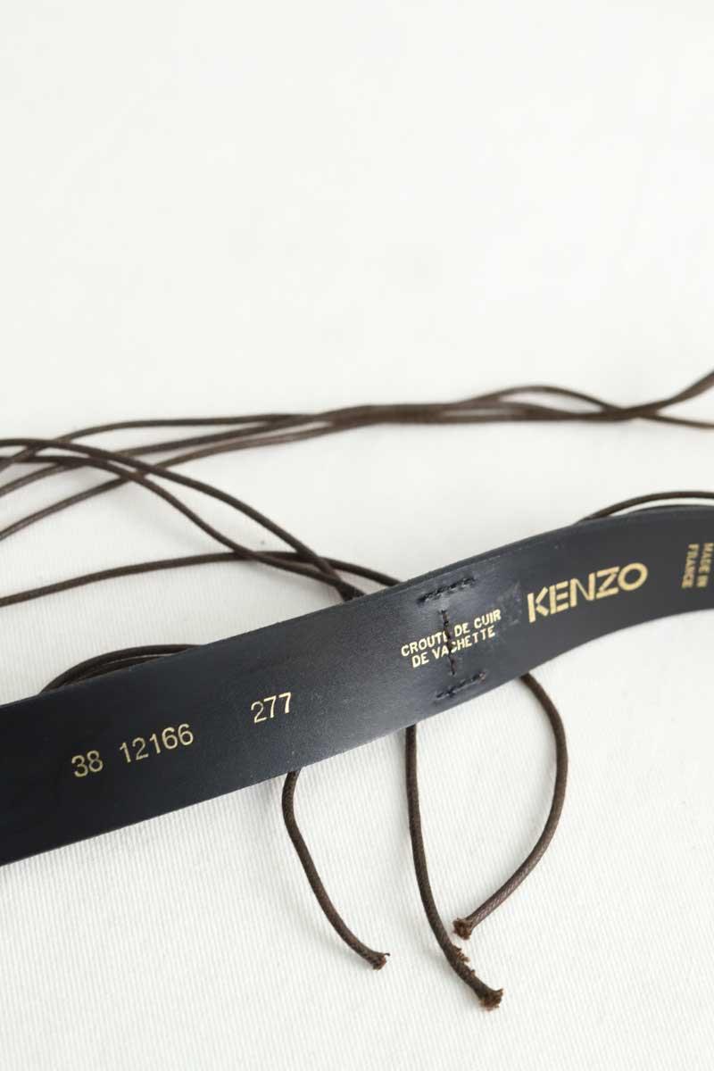 Ceinture en cuir Kenzo  Marron
