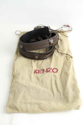 Ceinture en cuir Kenzo  Marron