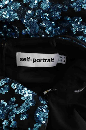Robe Self-Portrait  Bleu