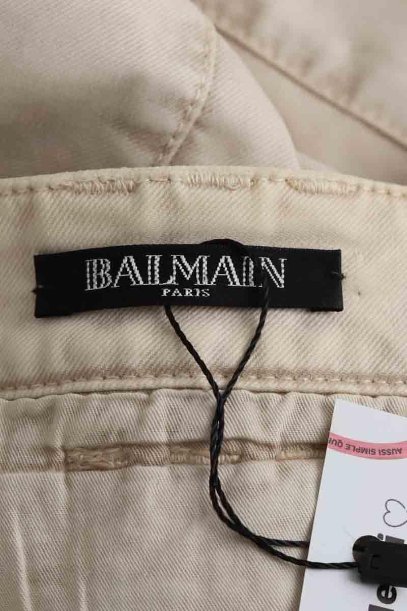 Jean slim Balmain  Beige