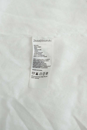 Robe Zimmermann  Blanc