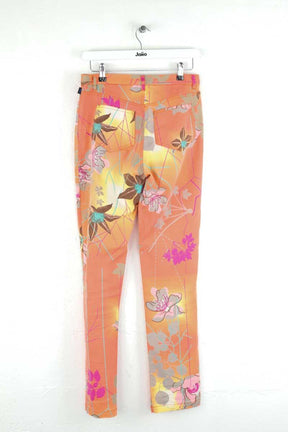 Pantalon droit Christian Lacroix  Orange