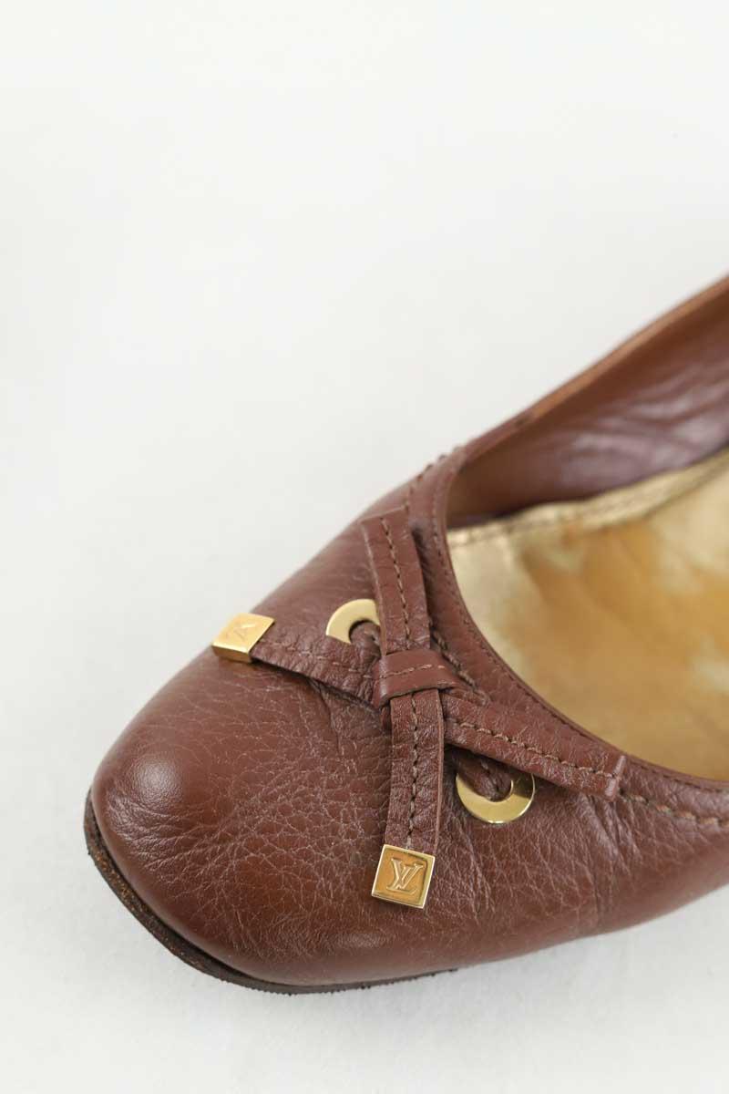 Ballerines Louis Vuitton  Marron