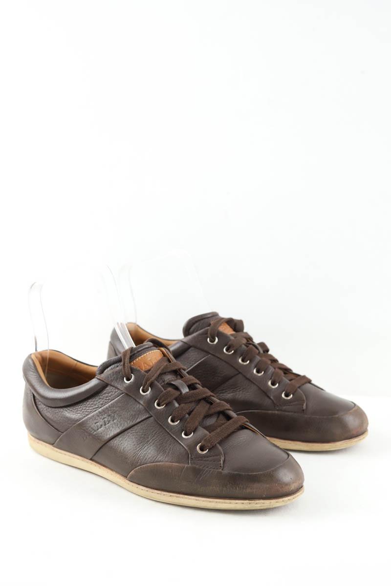 Baskets Bally  Marron