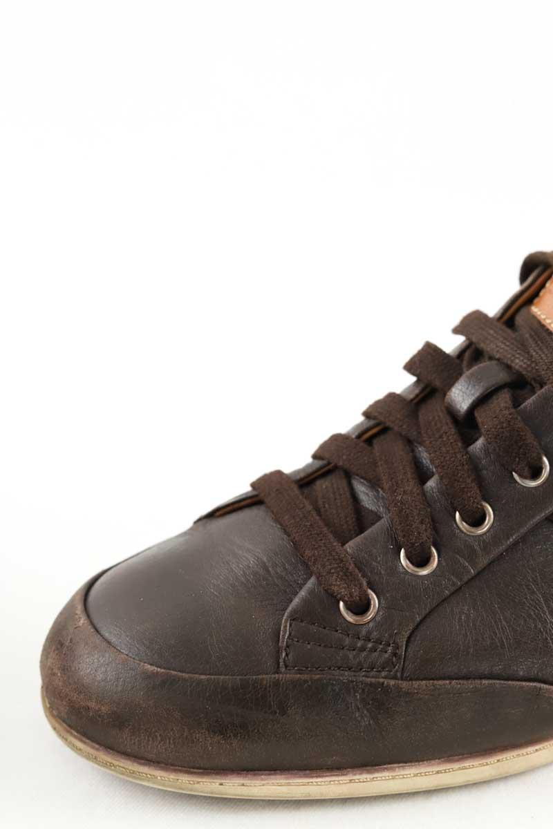 Baskets Bally  Marron