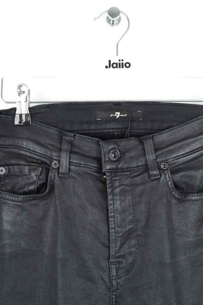 Pantalon droit 7 For All Mankind  Noir