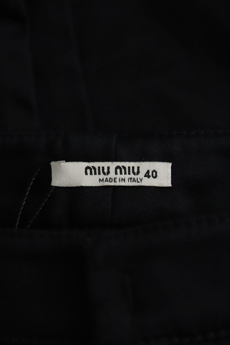 Pantalon court Miu Miu  Noir