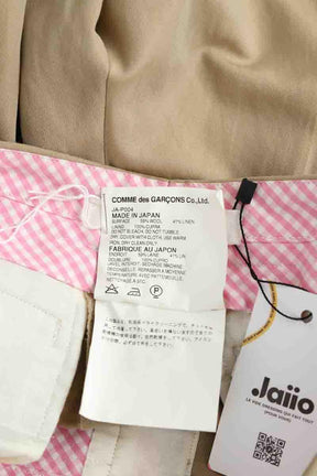 Pantalon court Comme Des Garçons  Beige
