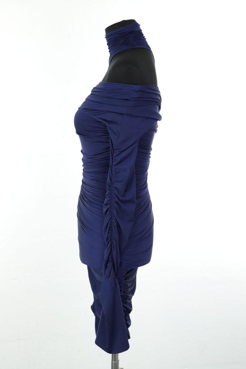 Robe Mugler  Bleu