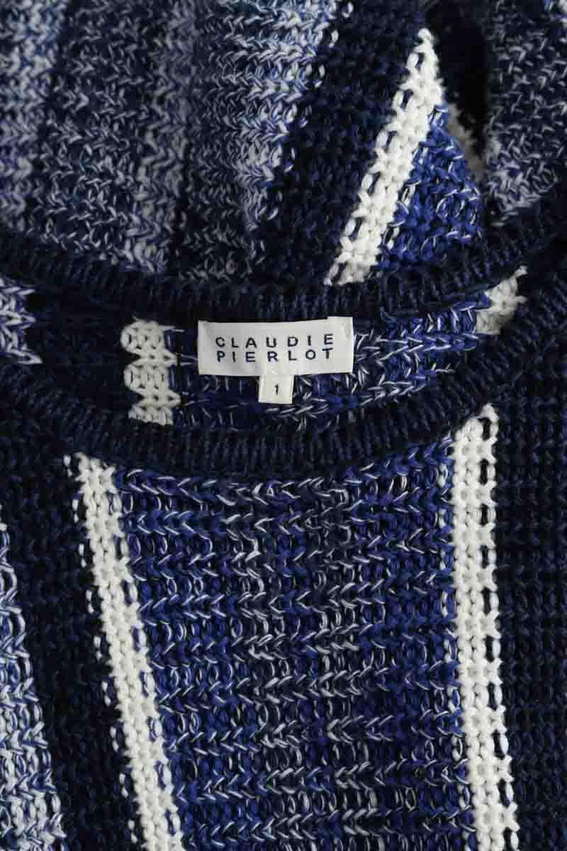 Poncho Claudie Pierlot  Bleu