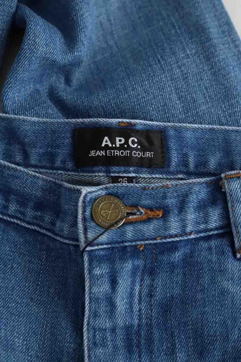 Jean droit APC  Bleu