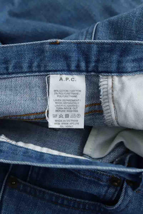 Jean droit APC  Bleu