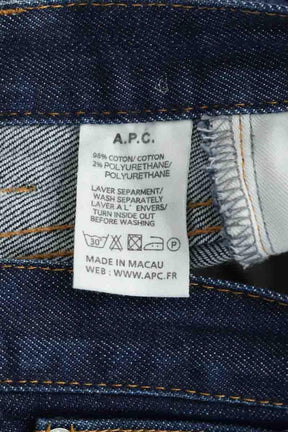 Jean droit APC  Bleu
