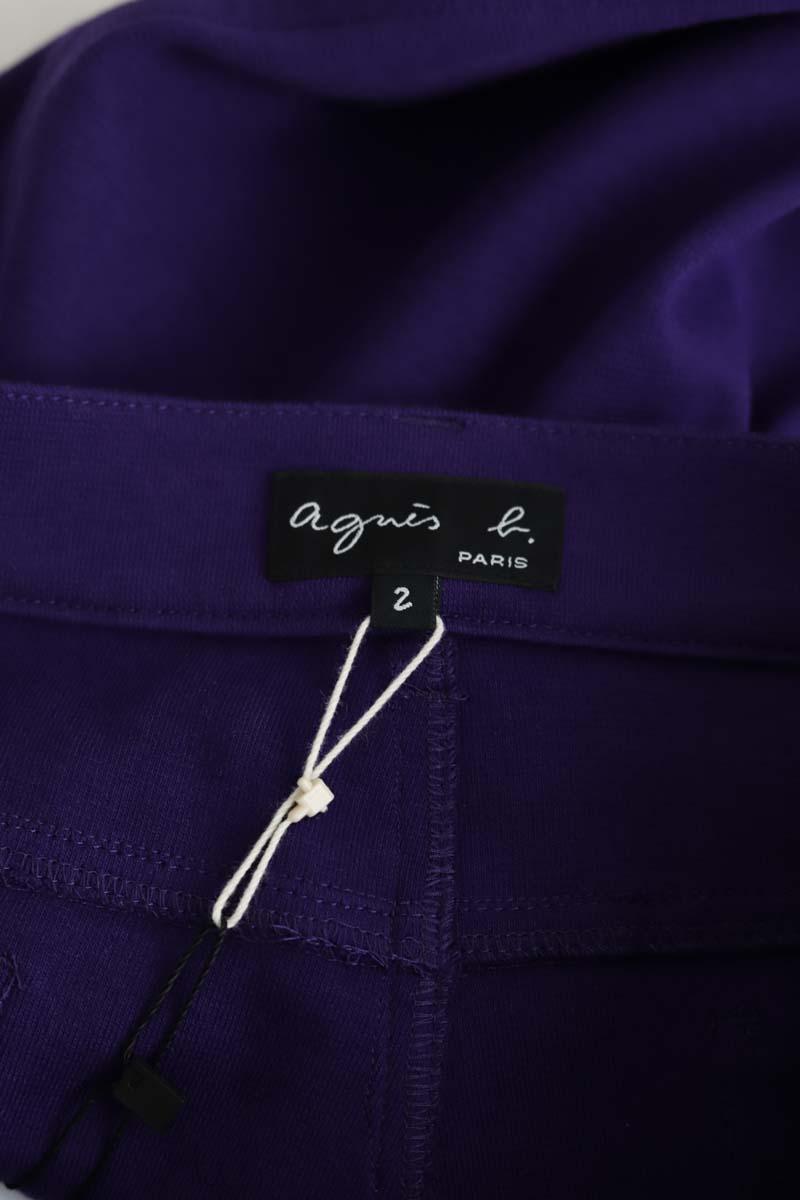 Pantalon droit Agnès B.  Violet