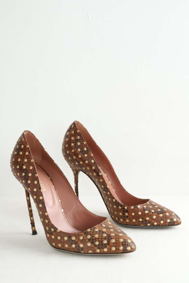 Talons Sergio Rossi  Marron
