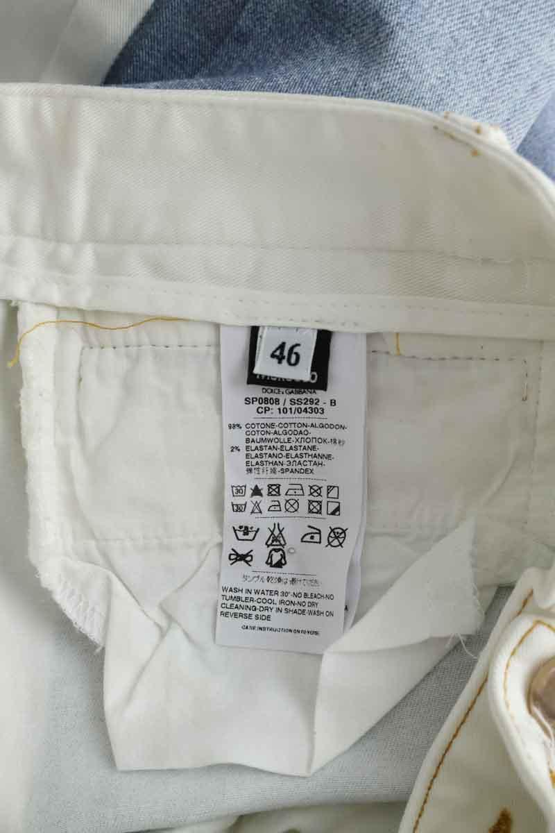 Pantalon droit Dolce & Gabbana  Bleu