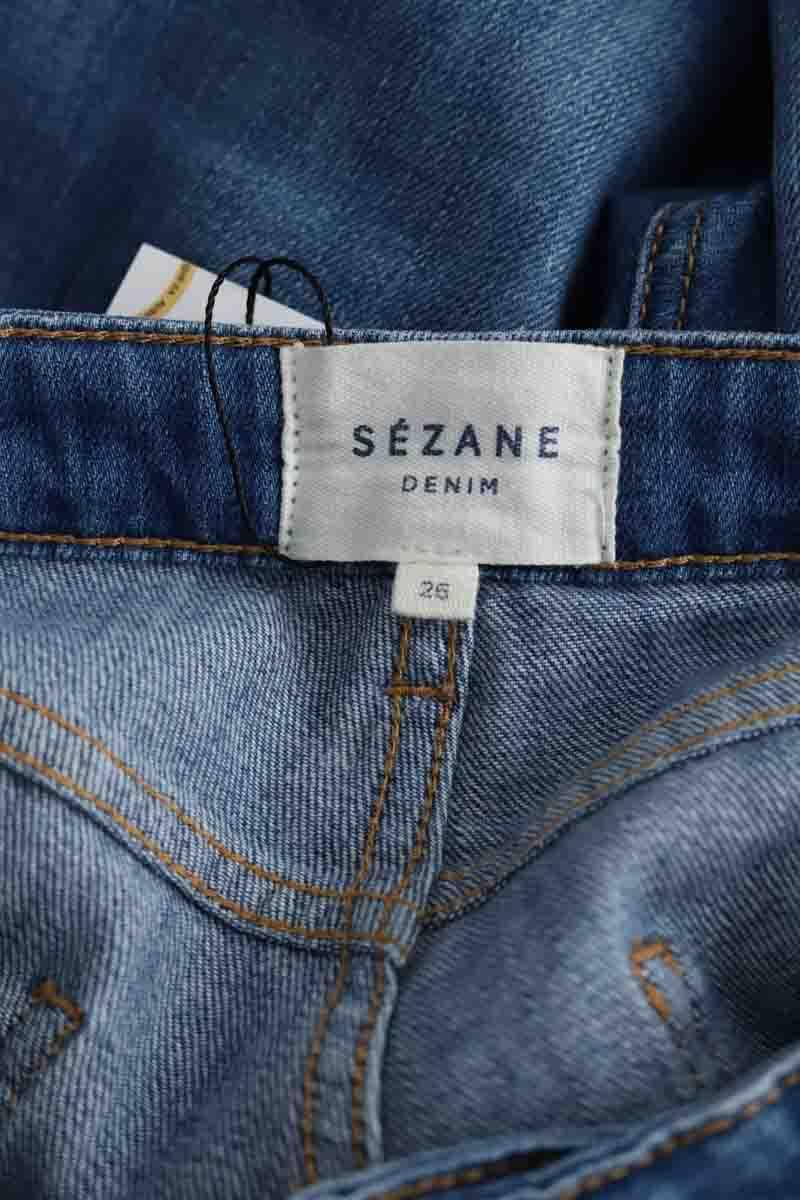 Jean droit Sézane  Bleu