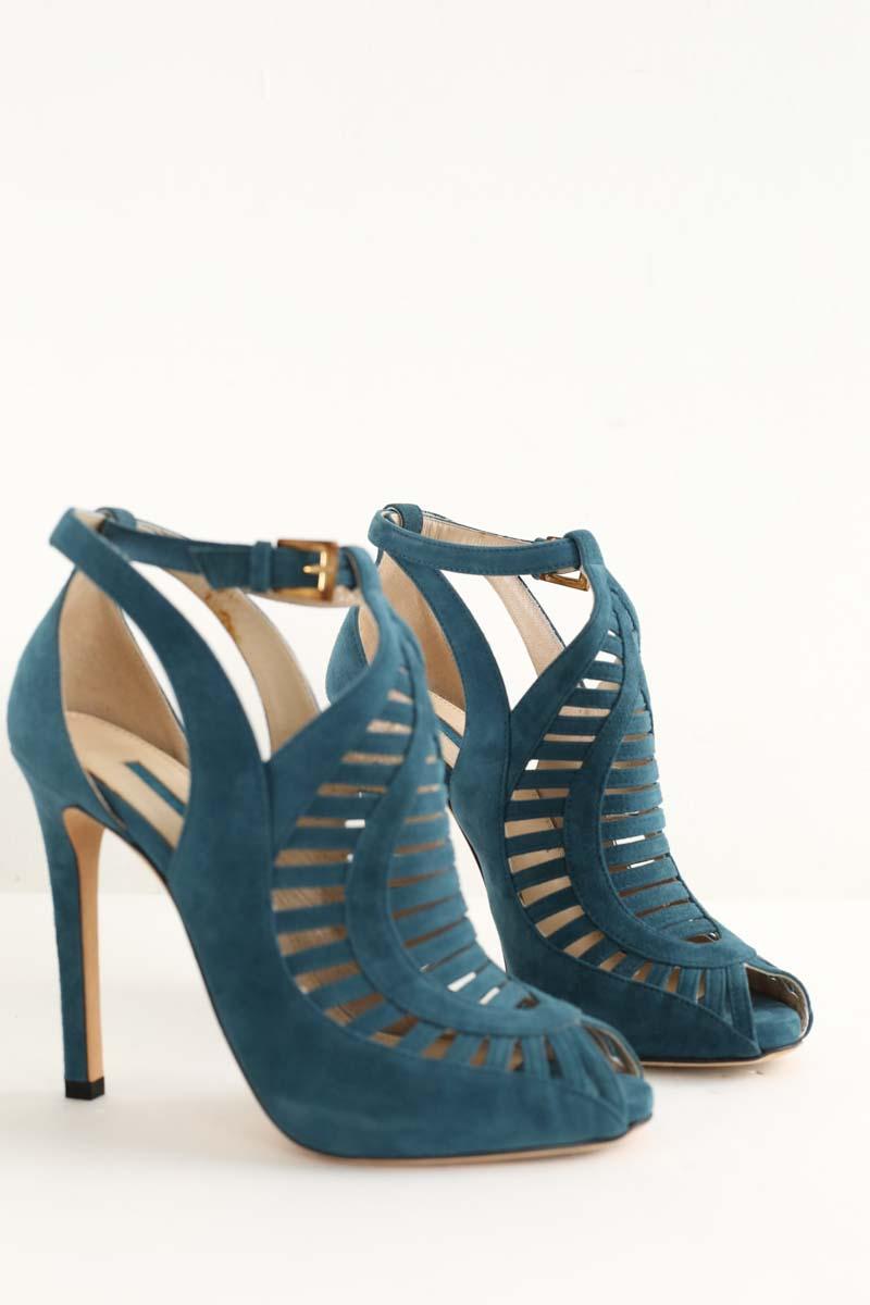 Talons Elie Saab  Bleu