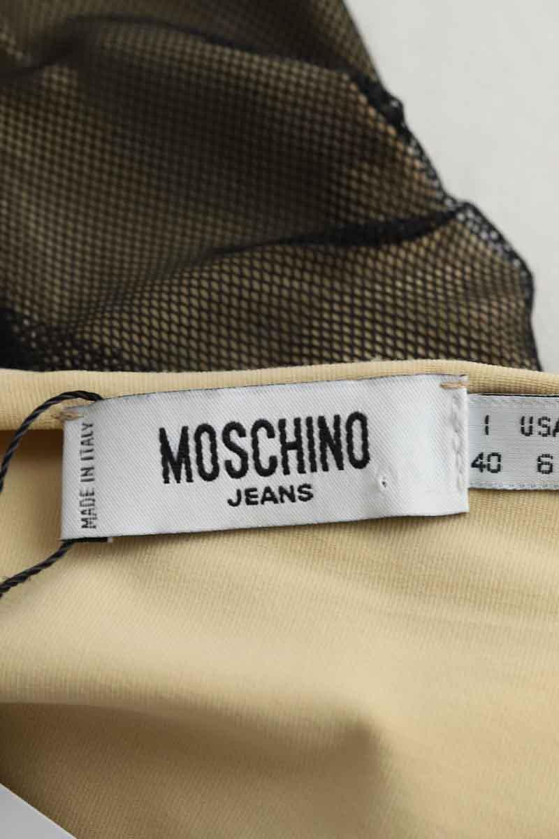 Top sans manche Moschino  Beige