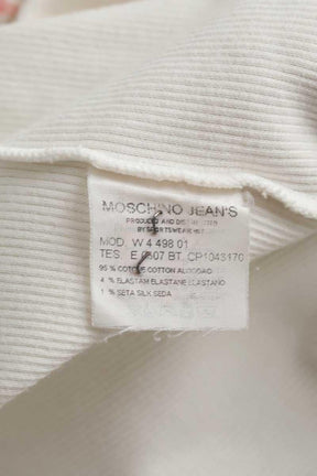 Top sans manche Moschino  Ecru