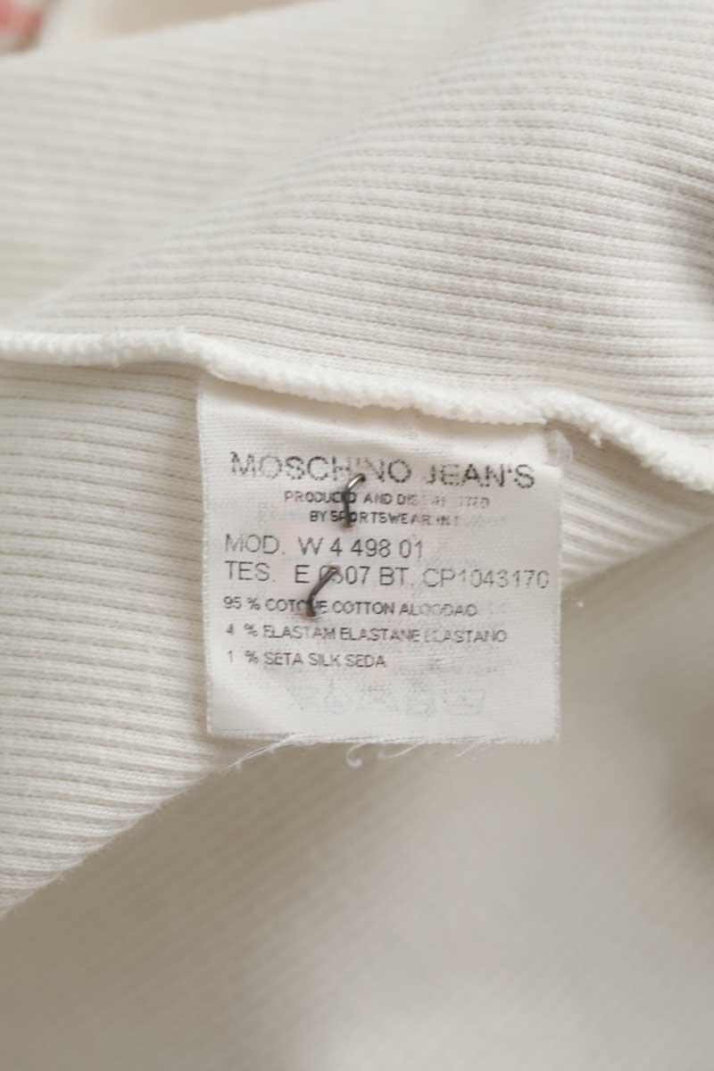 Top sans manche Moschino  Ecru