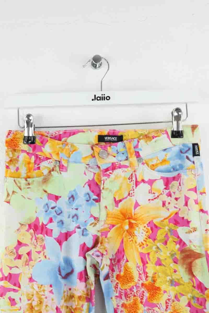 Jean court Versace  Multicolore