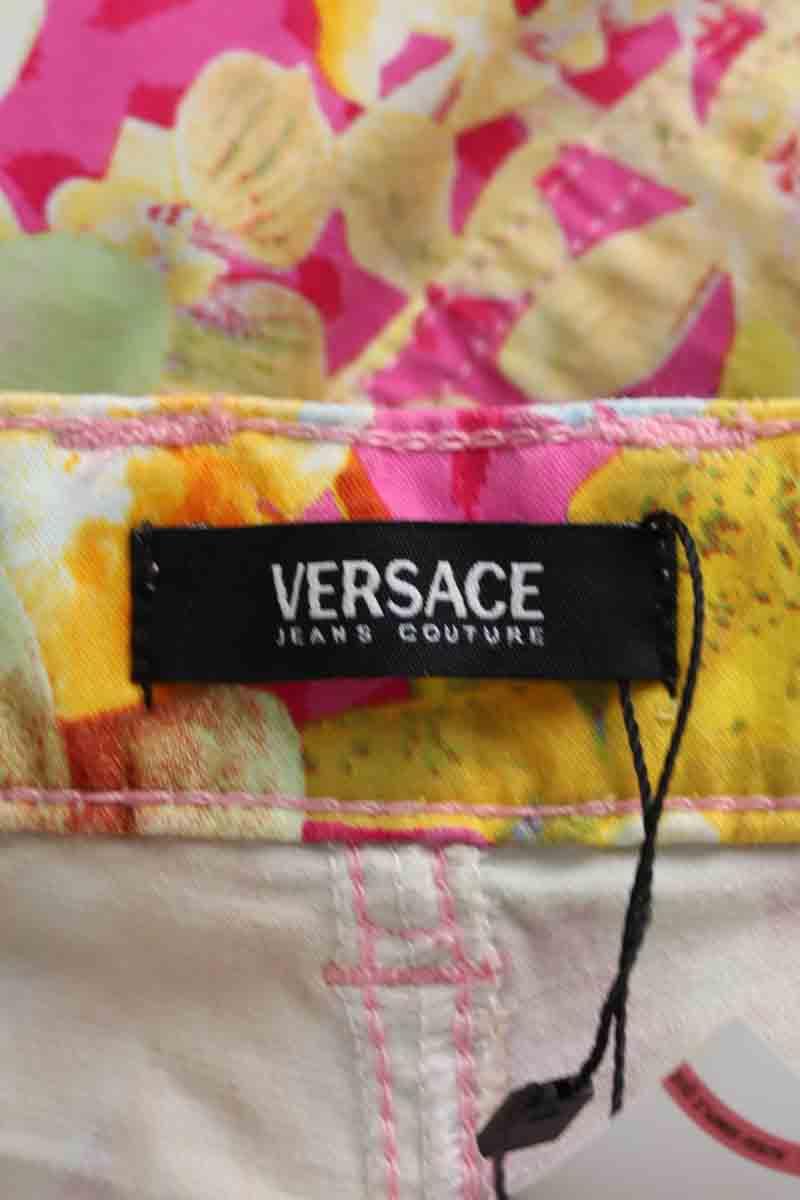 Jean court Versace  Multicolore