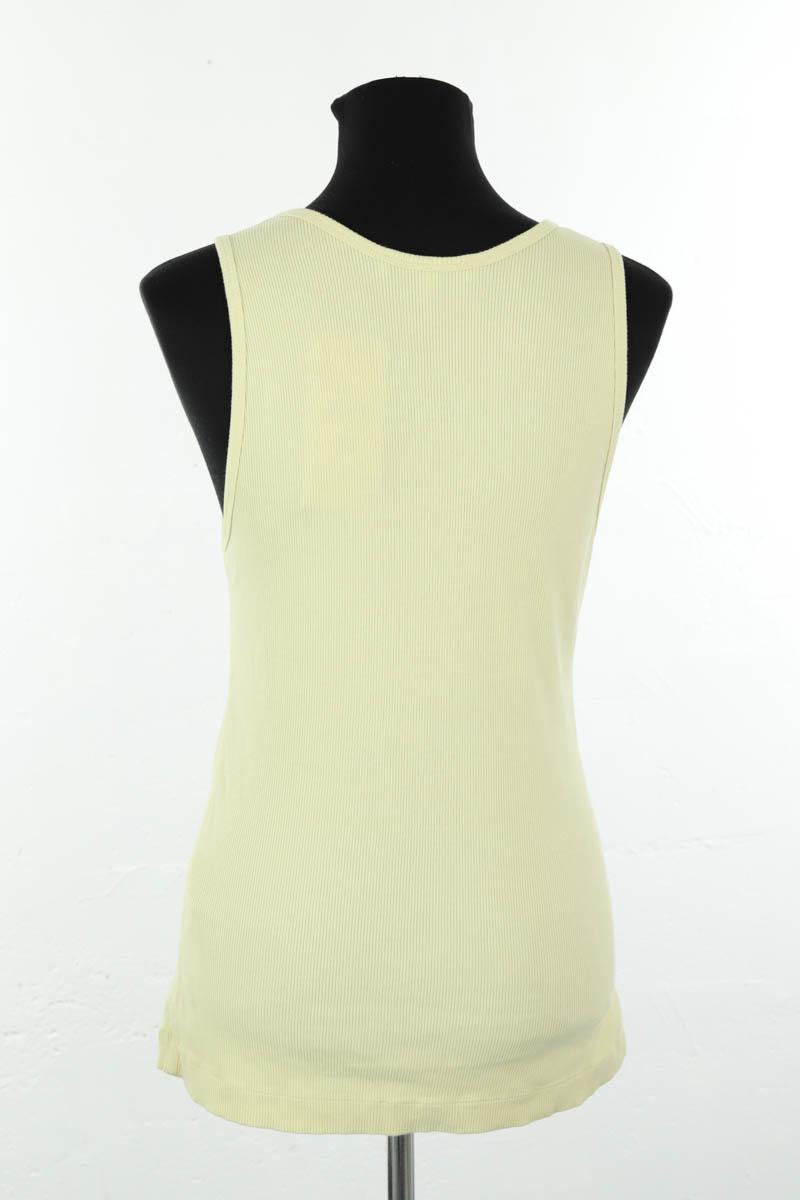 Top sans manche Kitsuné  Jaune
