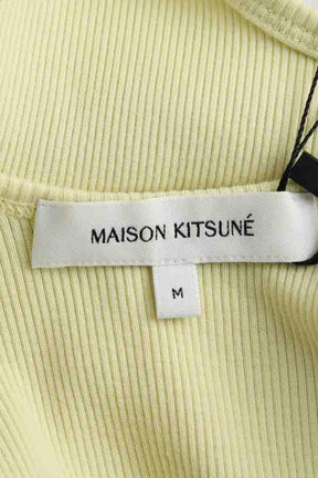 Top sans manche Kitsuné  Jaune