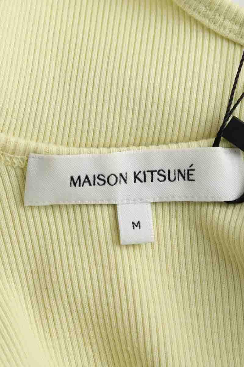 Top sans manche Kitsuné  Jaune