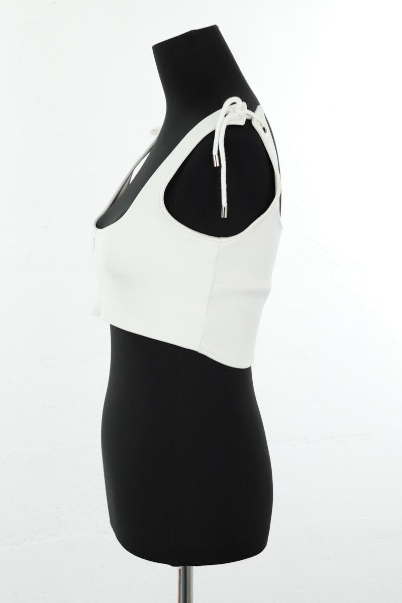 Top sans manche Marine Henrion  Blanc