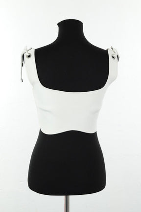 Top sans manche Marine Henrion  Blanc