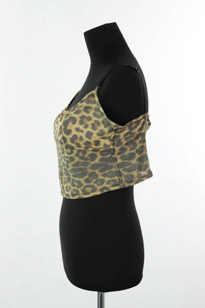 Top sans manche Plein Sud  Beige