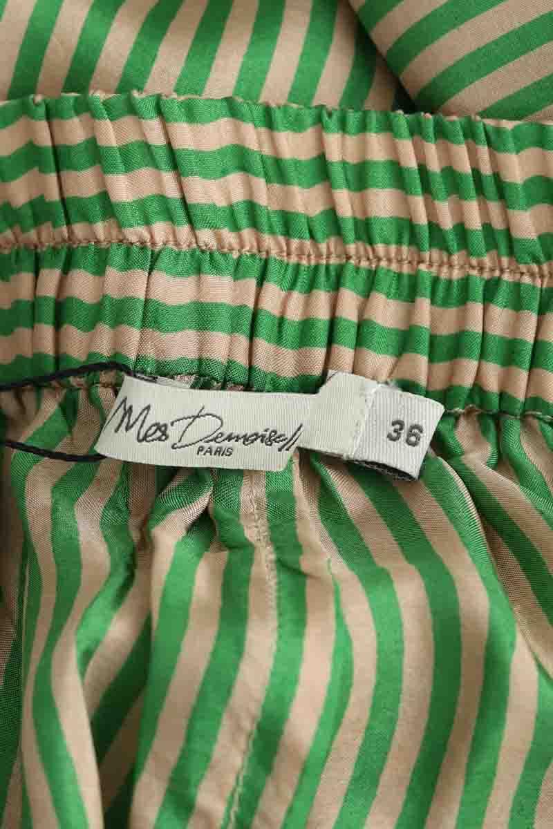Pantalon slim Mes Demoiselles  Vert