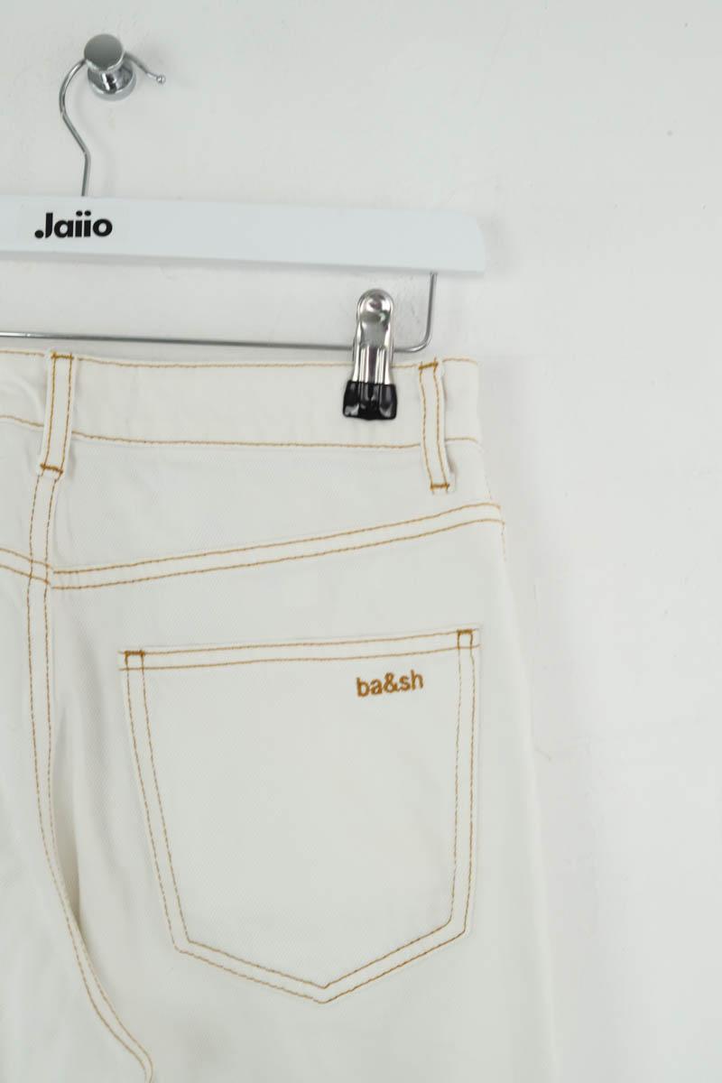 Jean droit Bash  Blanc