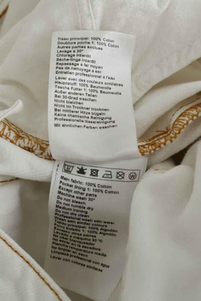 Jean droit Bash  Blanc