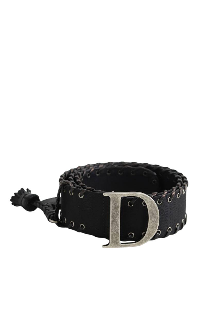 Ceinture en tissu Dior  Noir