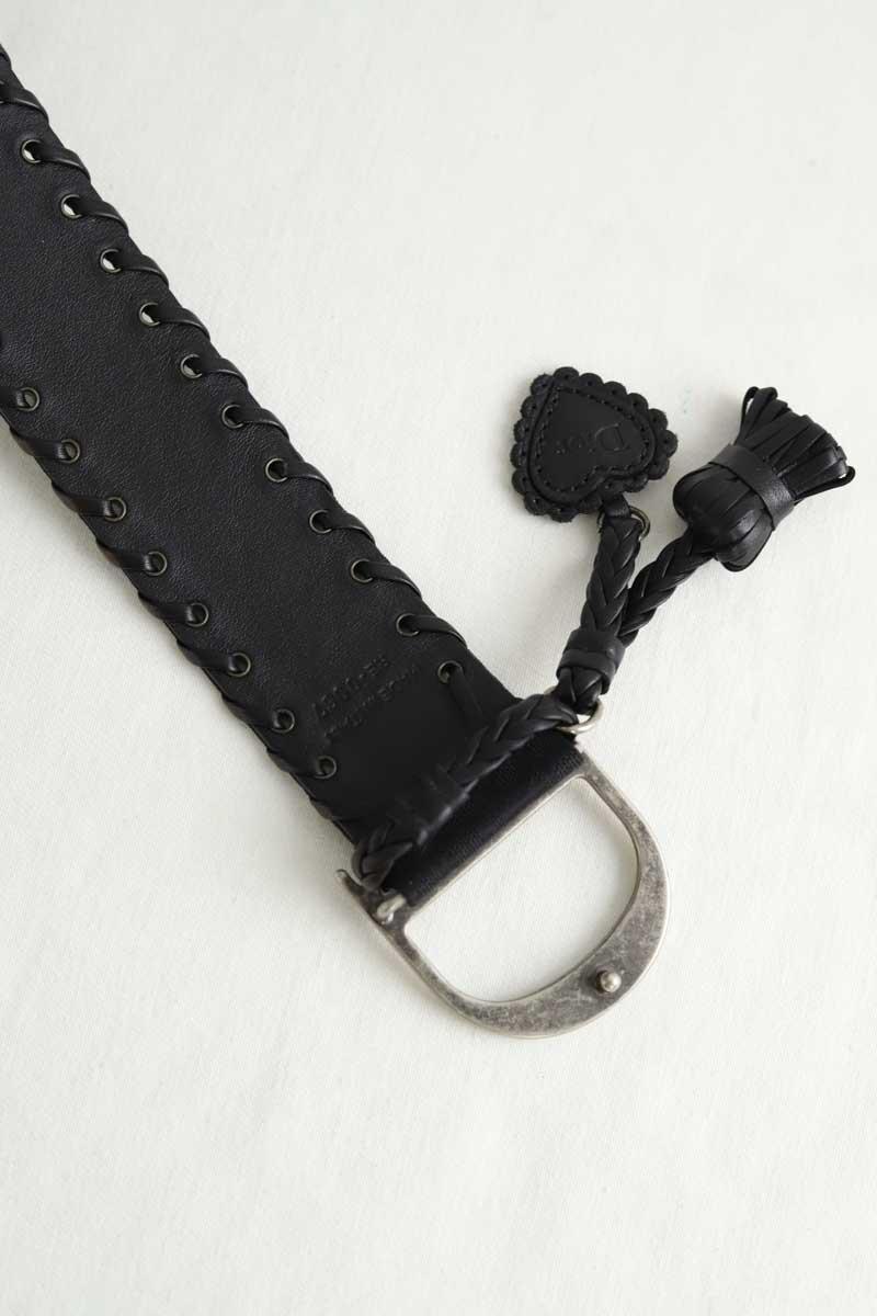 Ceinture en tissu Dior  Noir