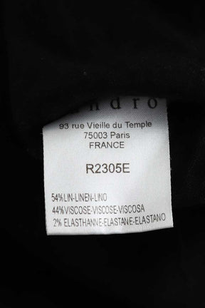 Robe Sandro  Noir