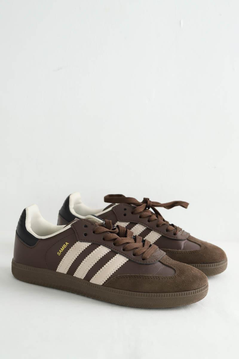 Baskets Adidas Samba Marron